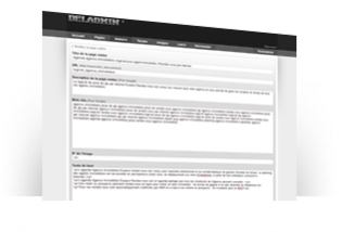 Back office deladmin