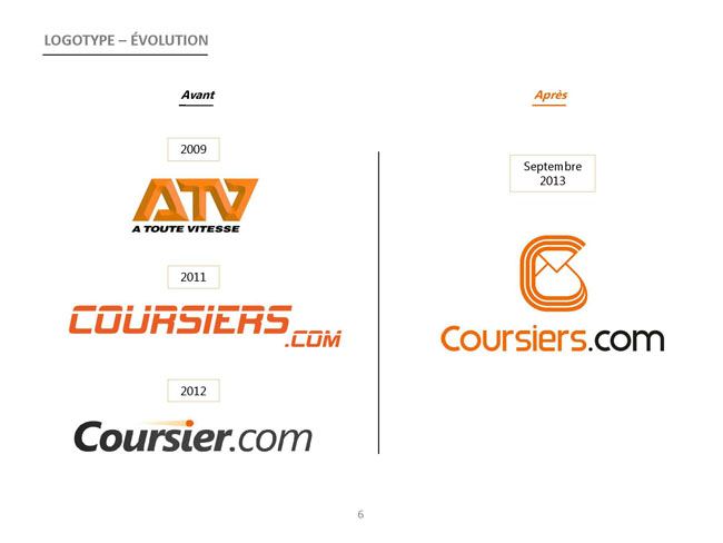 Evolution logo coursiers.com